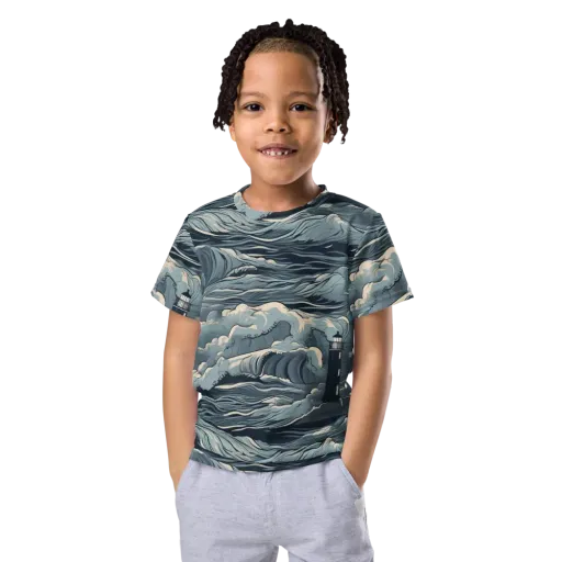 Stormwatch Beacon on a Kids Crew Neck T-Shirt