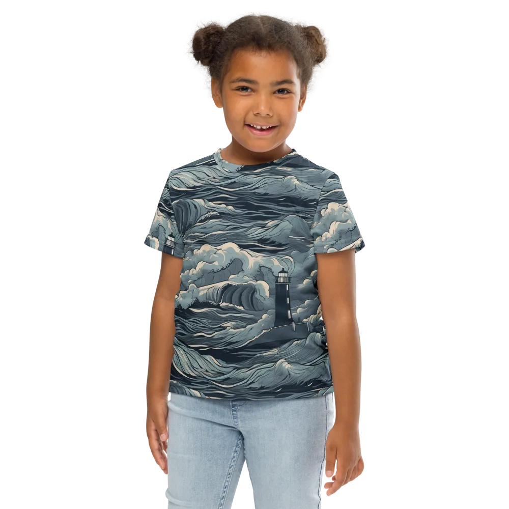 Stormwatch Beacon on Kids Crew Neck T-Shirt — Front