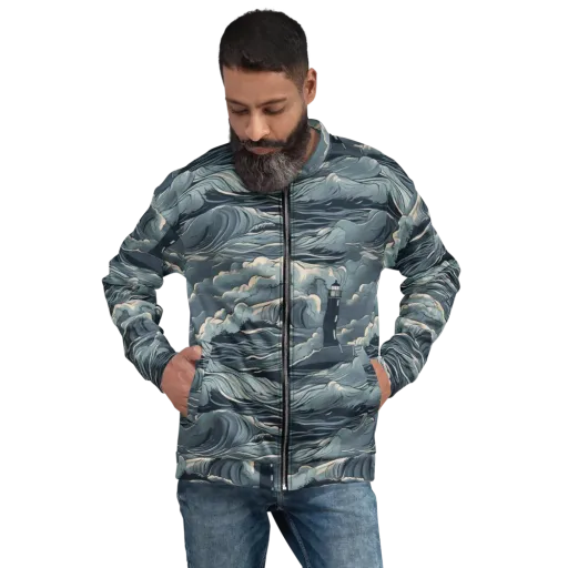 Stormwatch Beacon on a Bomber Jacket