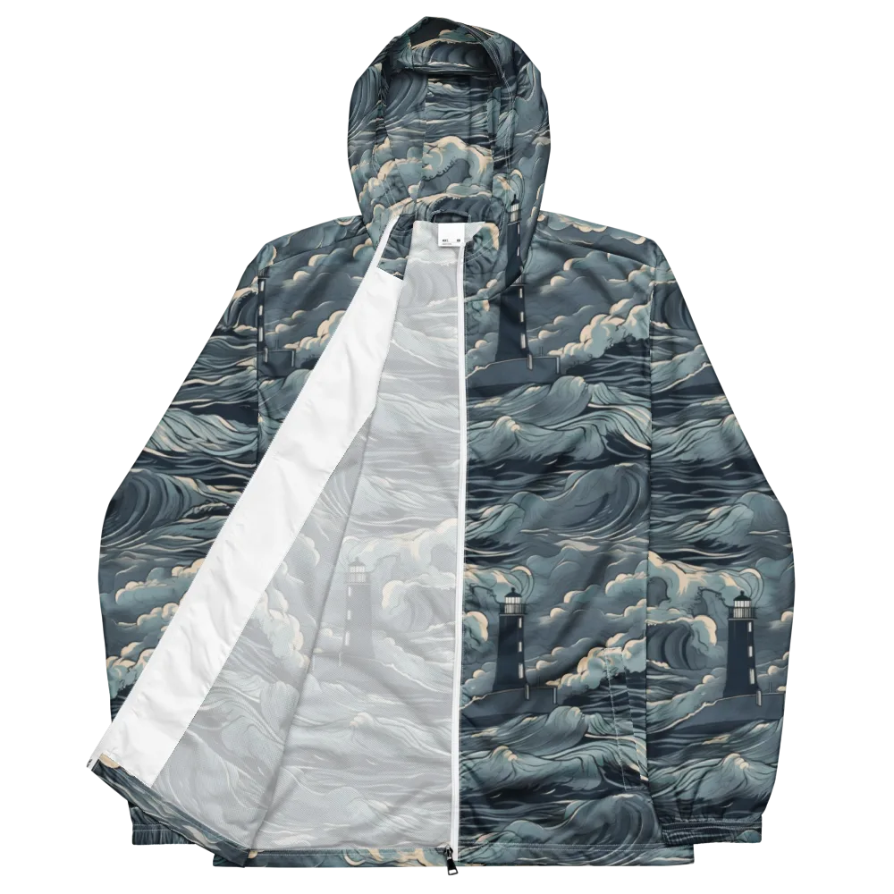 Stormwatch Beacon on Men's Windbreaker — Front