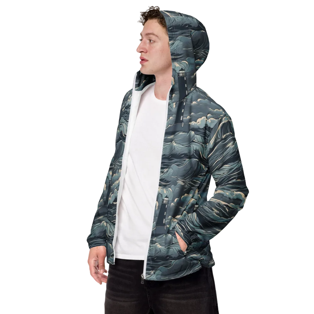 Stormwatch Beacon on Men's Windbreaker — Left Front