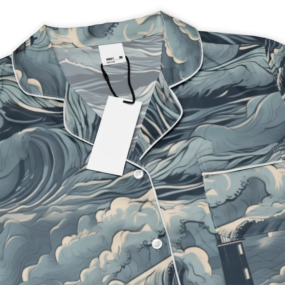 Stormwatch Beacon on Women's Short Sleeve Pajama Top — Product details