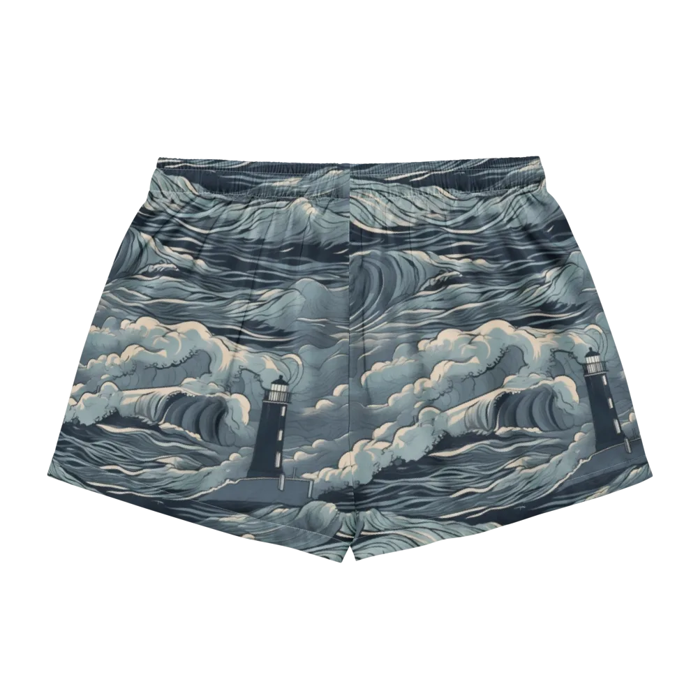 Stormwatch Beacon on Women's Pajama Shorts — Back