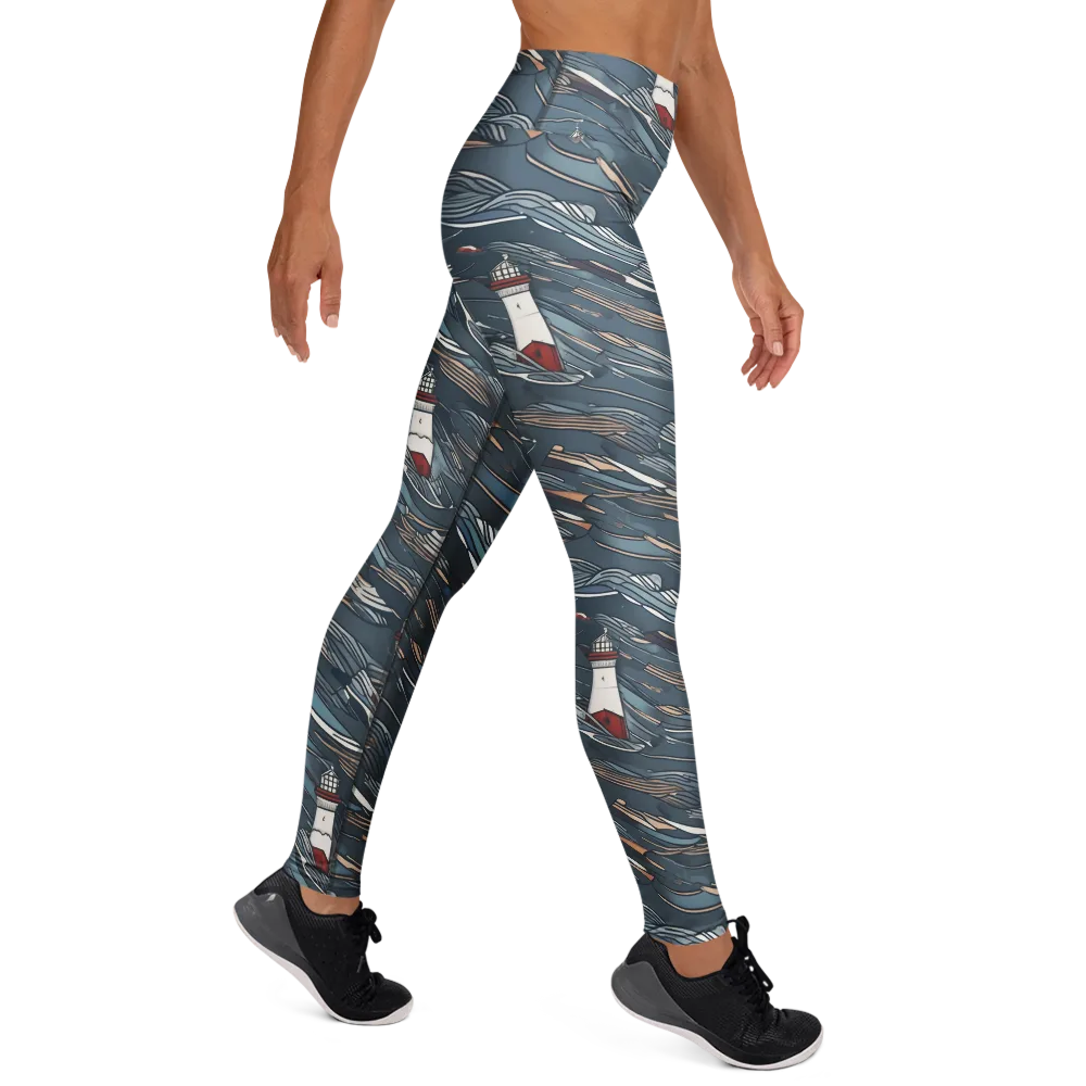 Beacon Current on Yoga Leggings — Right