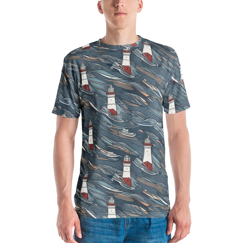 Beacon Current on Men's Crew Neck T-Shirt — Front