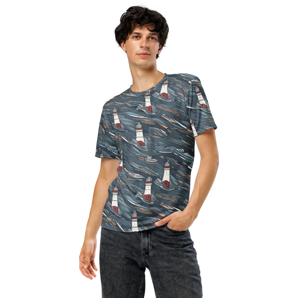 Beacon Current on Men's Crew Neck T-Shirt — Front