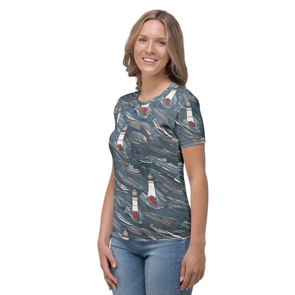 Beacon Current on Women's Crew Neck T-Shirt — Left