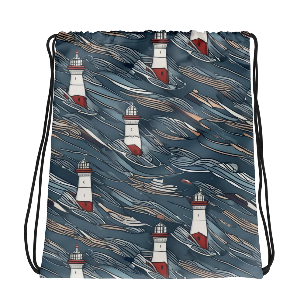Beacon Current on Drawstring Bag — Photo