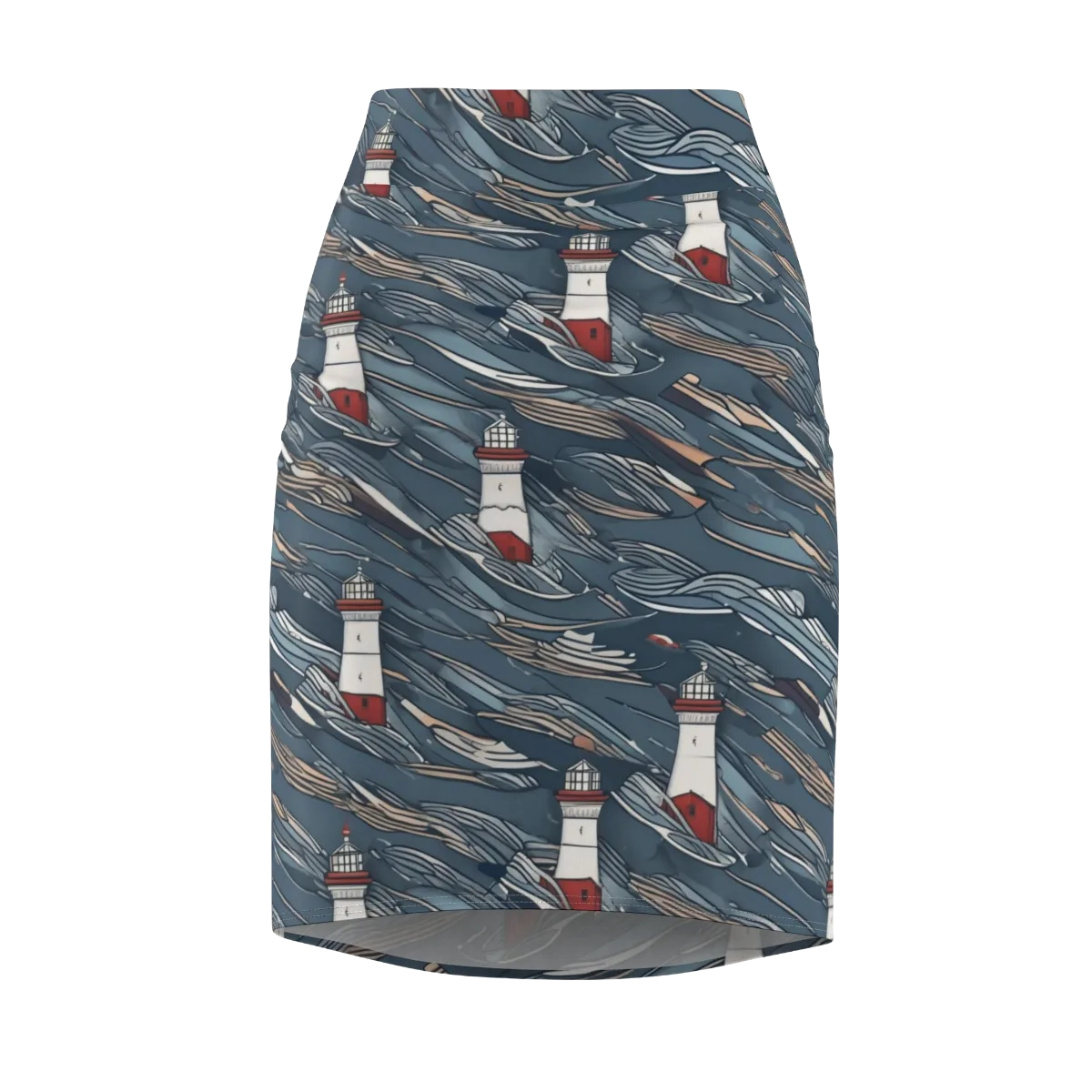 Beacon Current on Pencil Skirt — Front