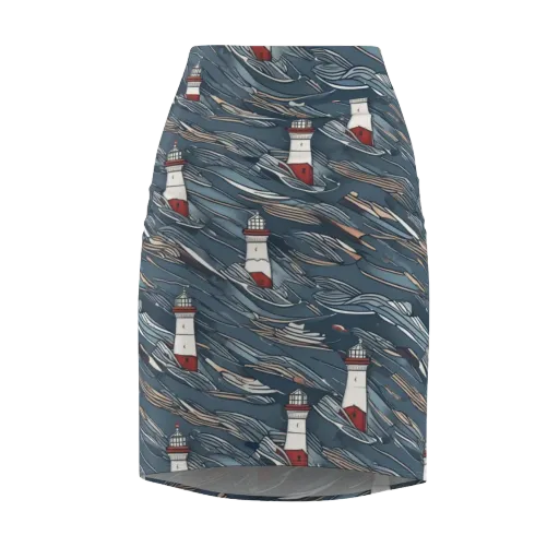 Beacon Current on a Pencil Skirt