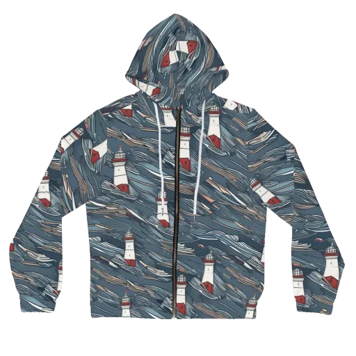 Beacon Current on a Women's Full-Zip Hoodie
