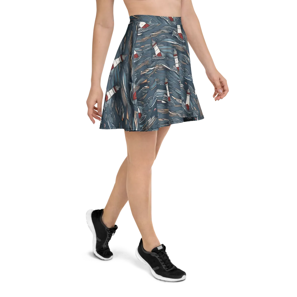 Beacon Current on Skater Skirt — Right