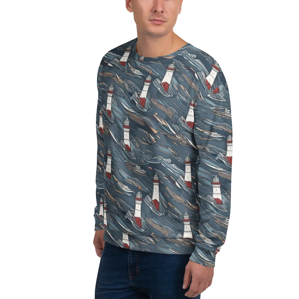 Beacon Current on Sweatshirt — Left Front