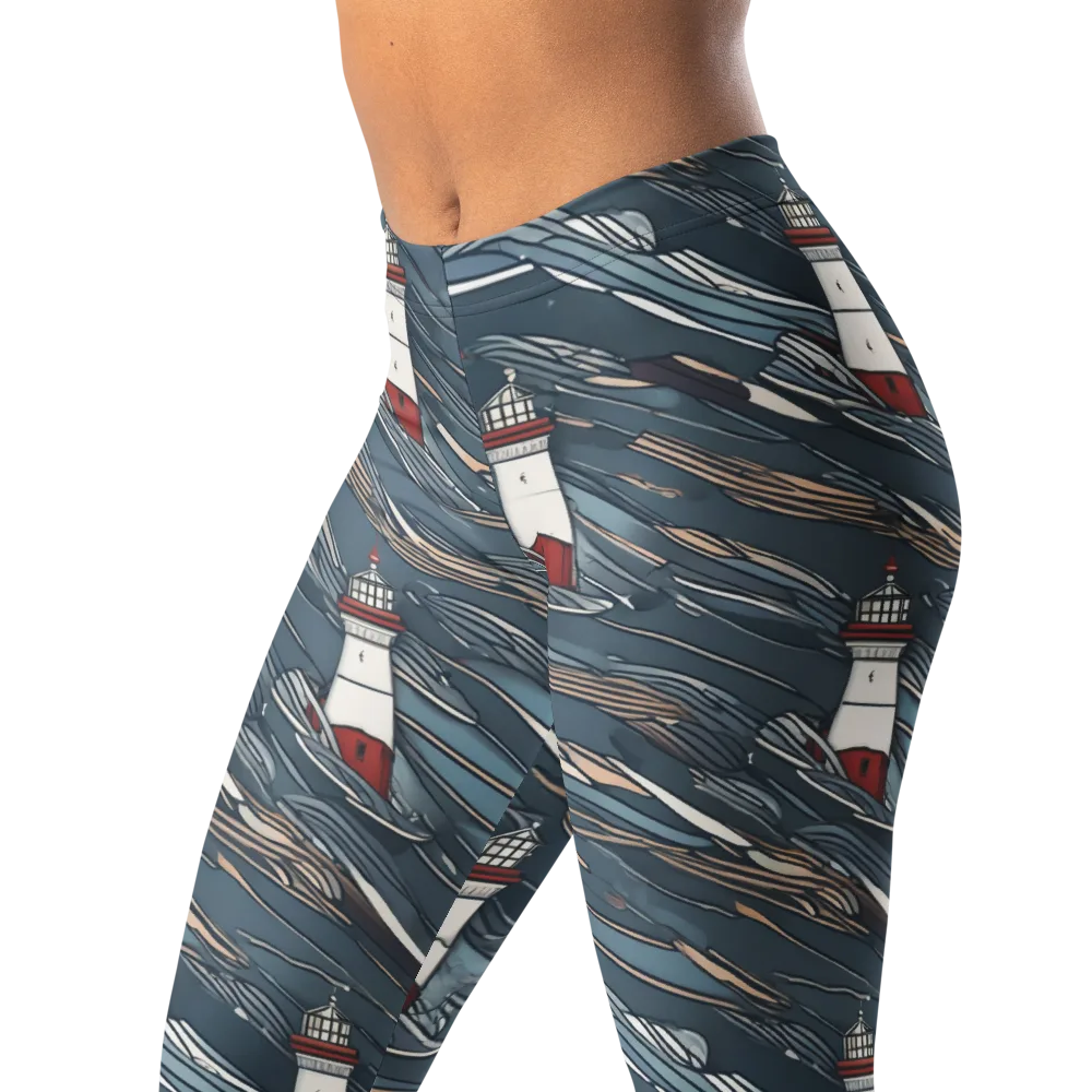 Beacon Current on Leggings — Left Front