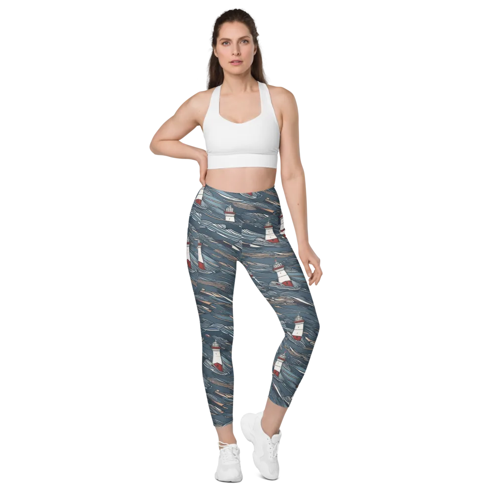 Beacon Current on Leggings with Pockets — Front