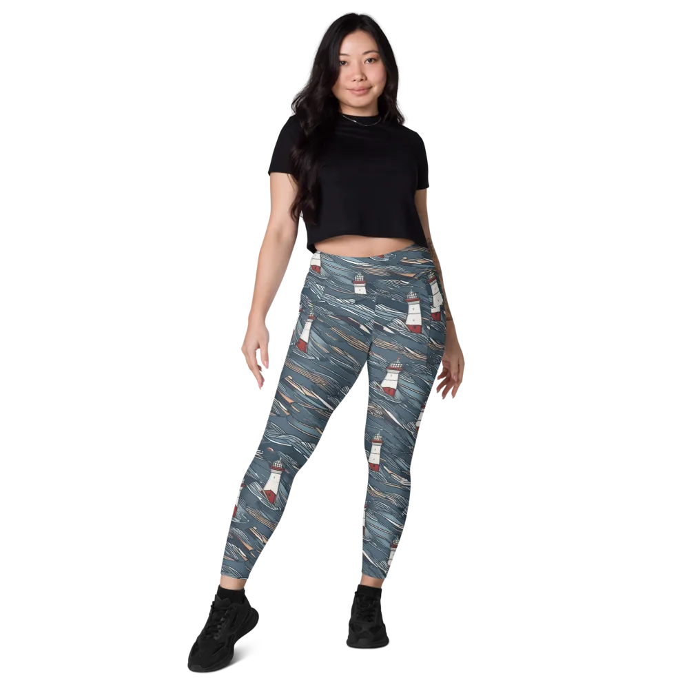 Beacon Current on Leggings with Pockets — Front