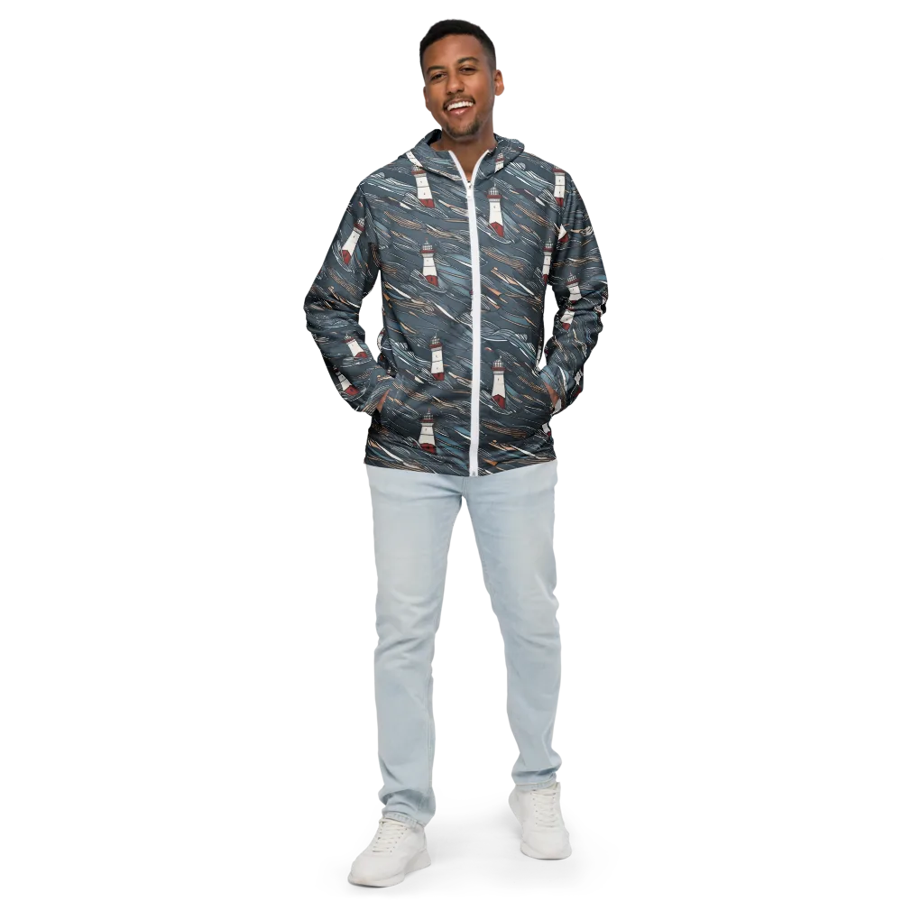 Beacon Current on Men's Windbreaker — Front