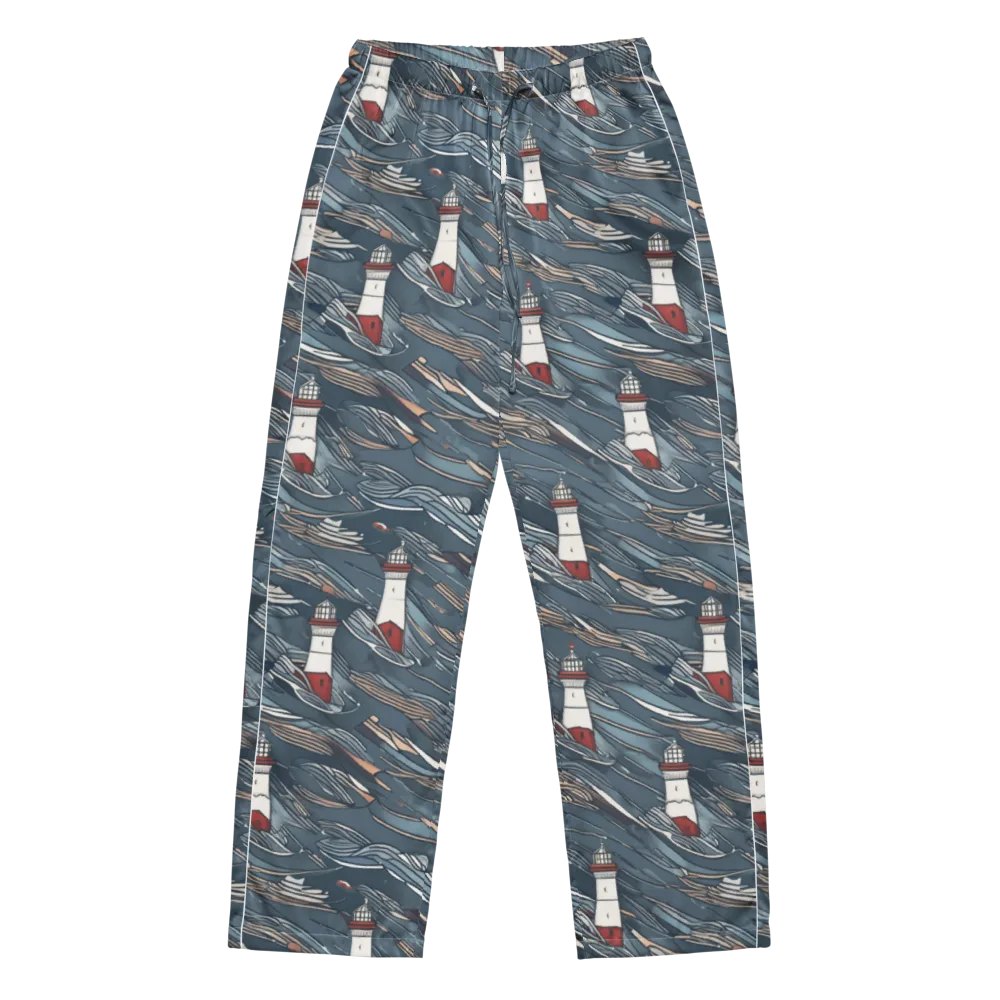 Beacon Current on Women's Pajama Pants — Front
