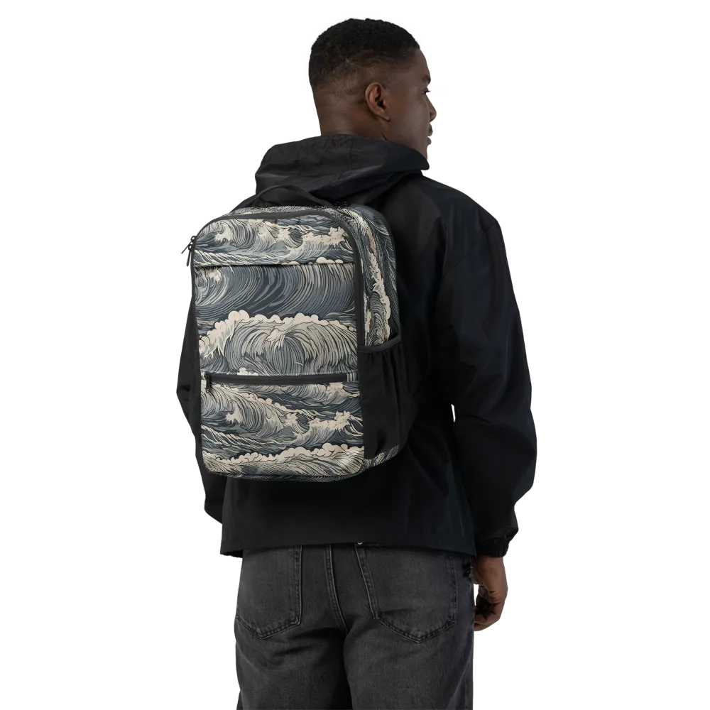 Undertow Sonata on Utility Backpack — Back