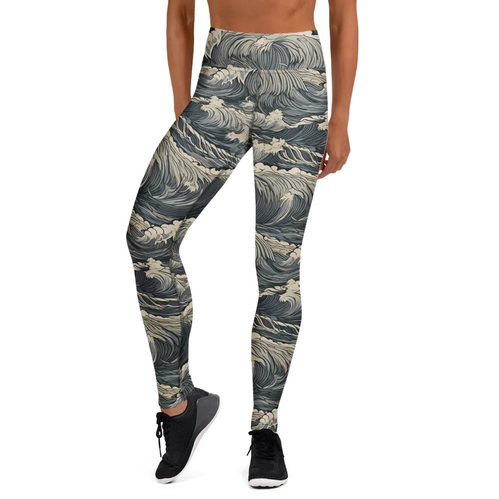 Undertow Sonata on Yoga Leggings — Front