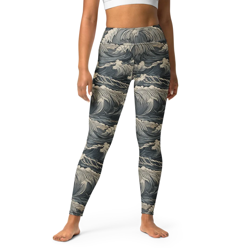 Undertow Sonata on Yoga Leggings — Front