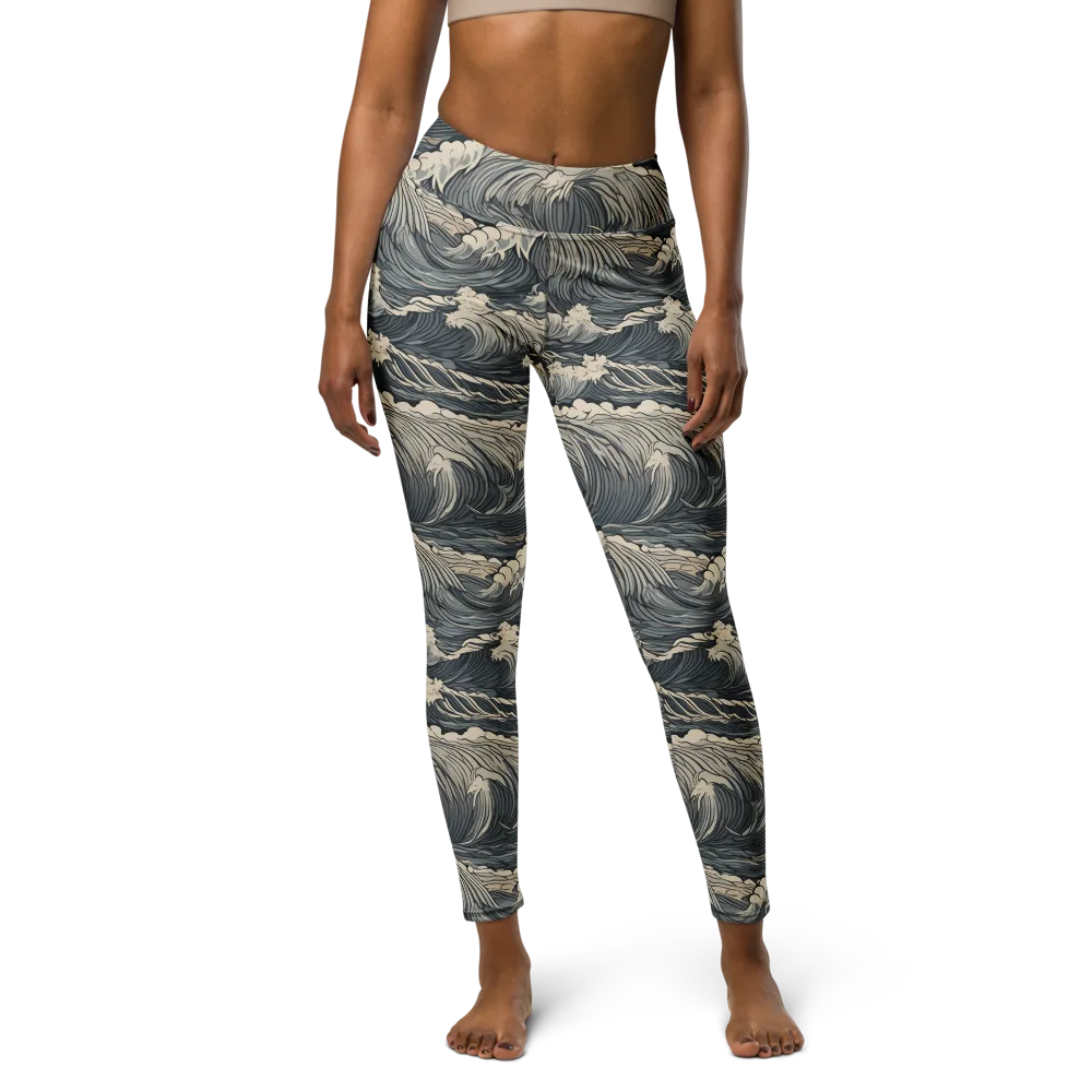 Undertow Sonata on Yoga Leggings — Front