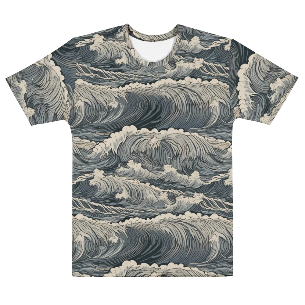 Undertow Sonata on Men's Cotton Crew Neck T-Shirt — Front