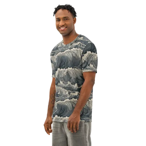 Undertow Sonata on a Men's Cotton Crew Neck T-Shirt