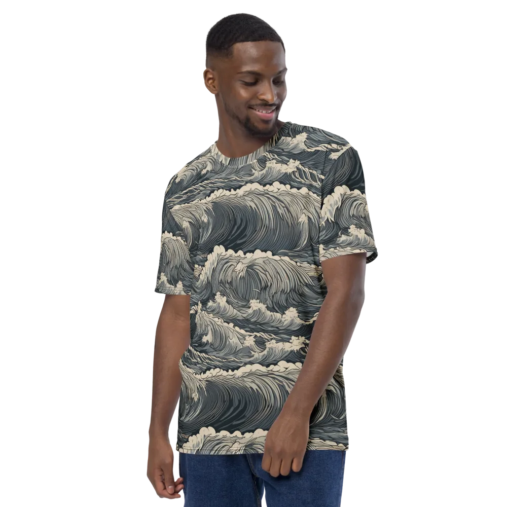 Undertow Sonata on Men's Crew Neck T-Shirt — Left