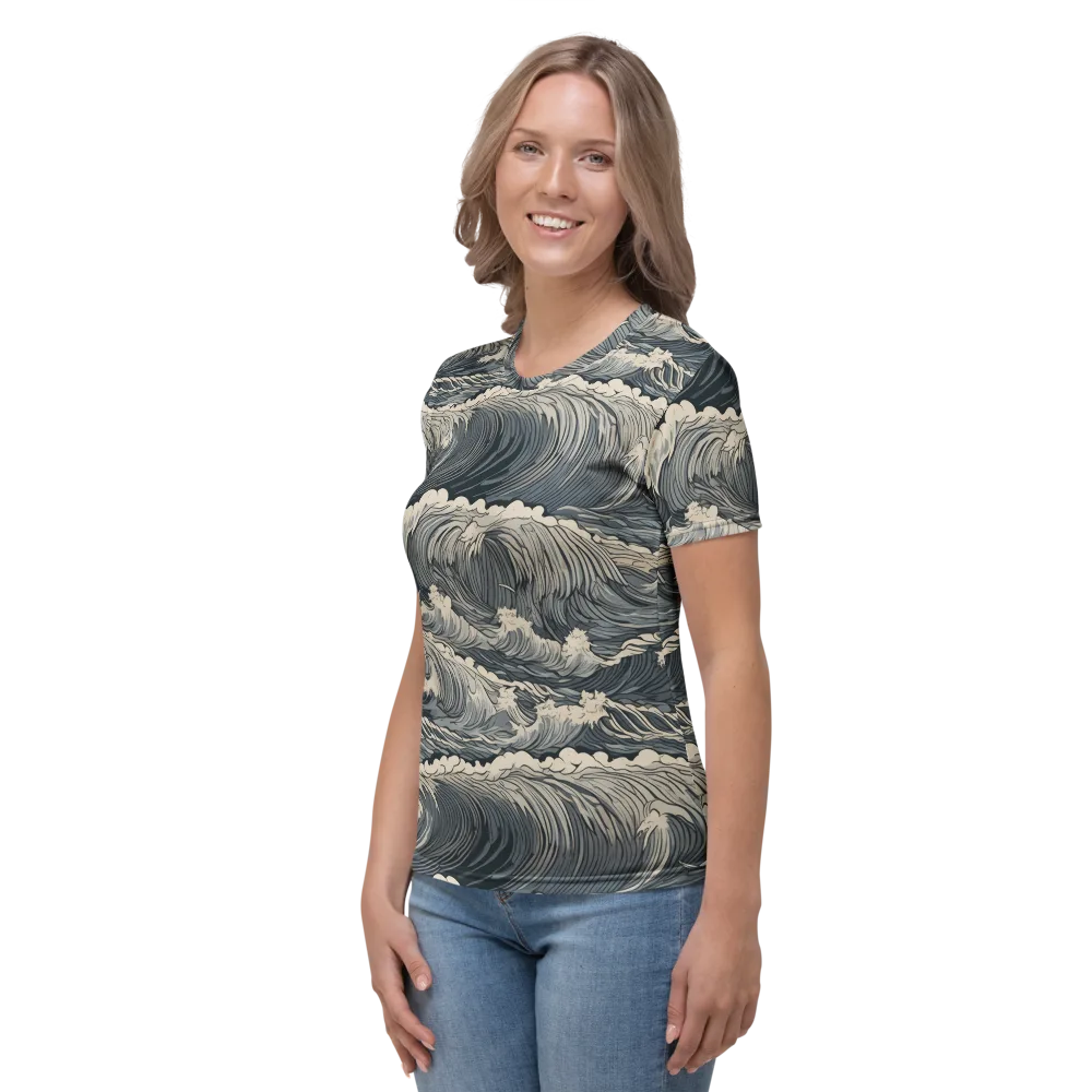 Undertow Sonata on Women's Crew Neck T-Shirt — Left