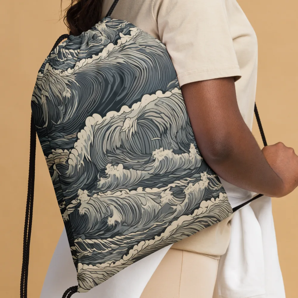 Undertow Sonata on Drawstring Bag — Front