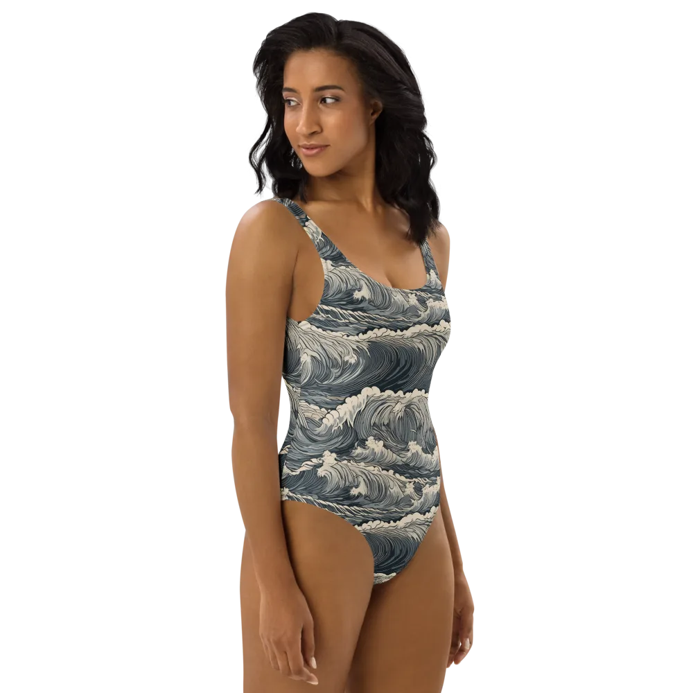 Undertow Sonata on One-Piece Swimsuit — Right