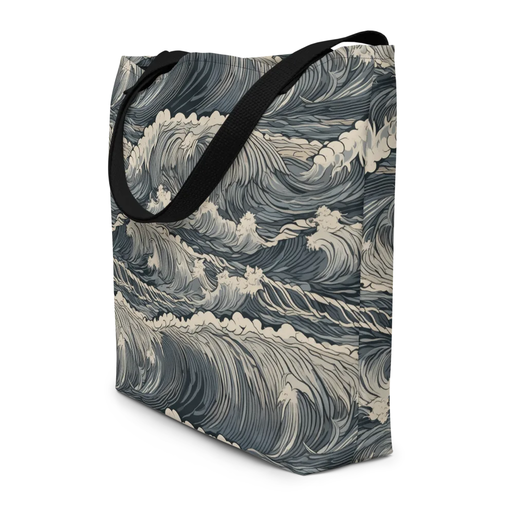 Undertow Sonata on Large Tote Bag W/ Pocket — Front