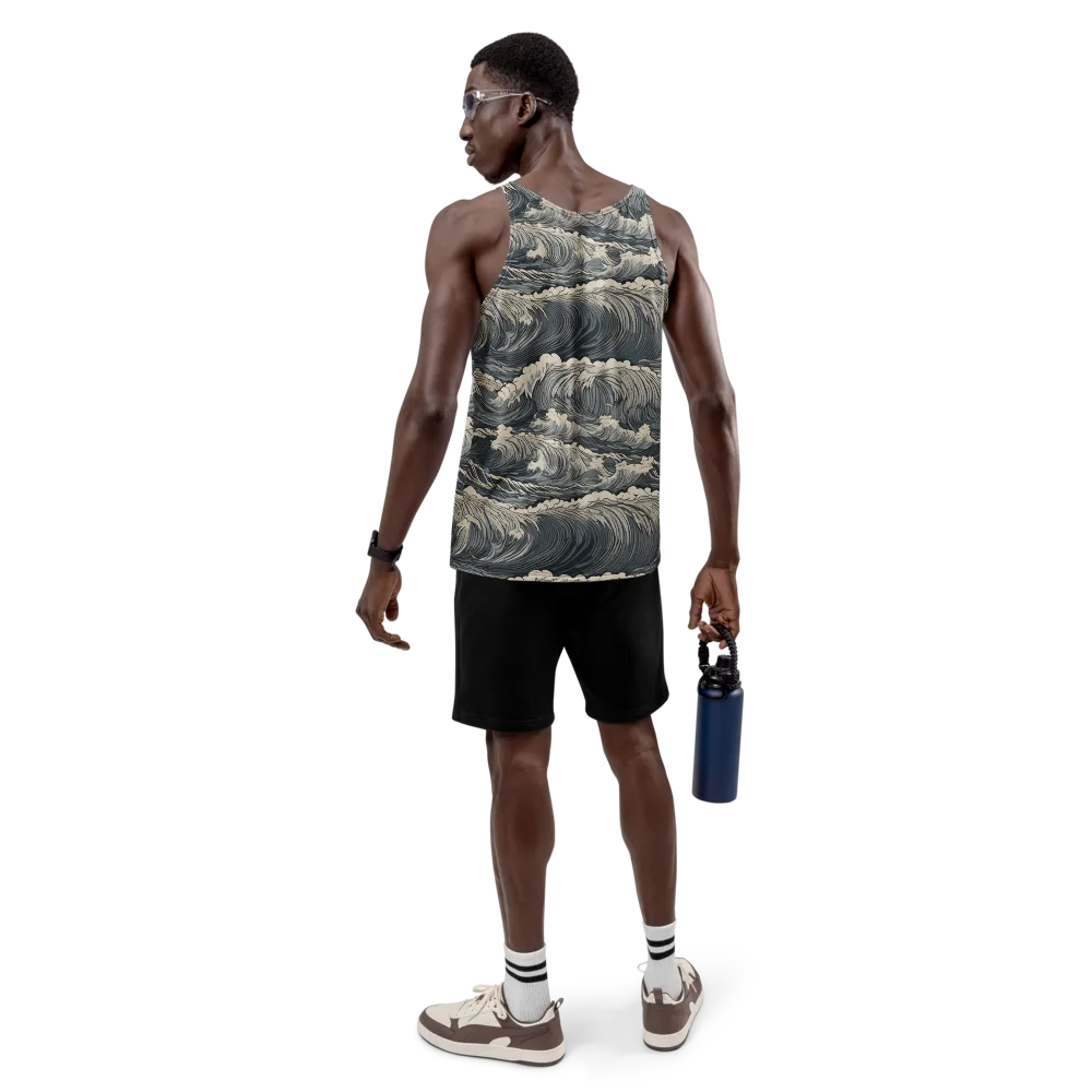 Undertow Sonata on Men's Tank Top — Back
