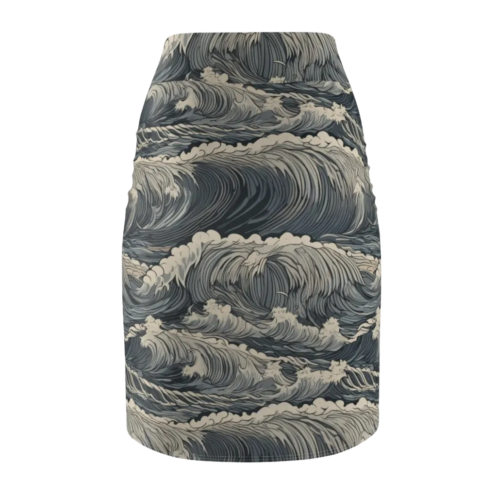 Undertow Sonata on Pencil Skirt — Back