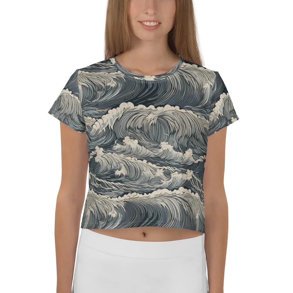Undertow Sonata on Crop Tee — Front