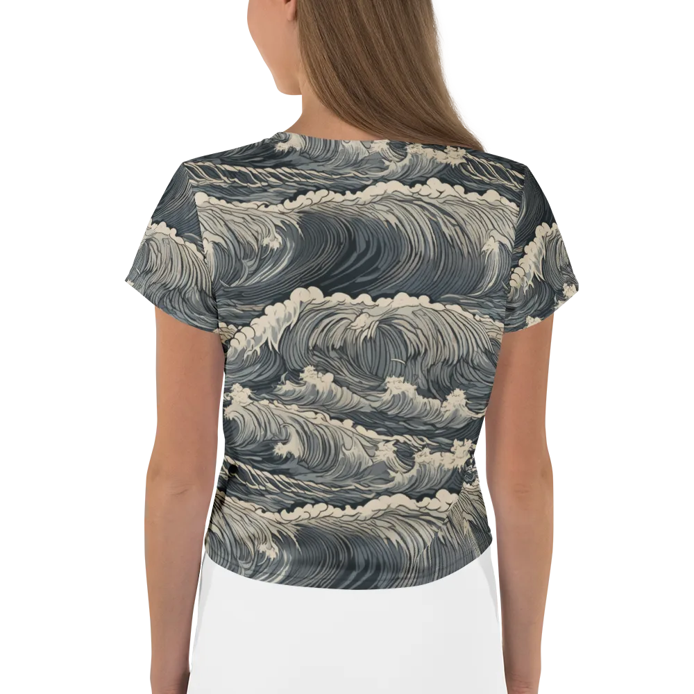 Undertow Sonata on Crop Tee — Back