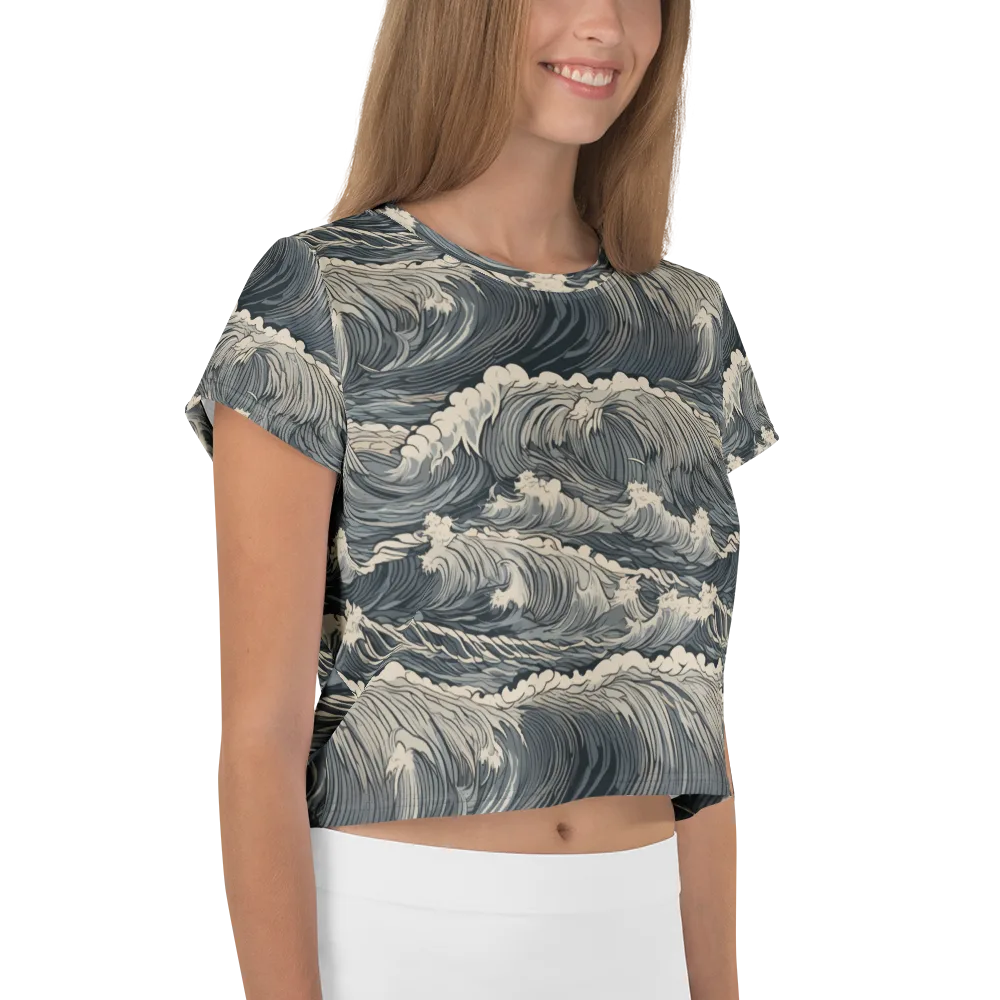 Undertow Sonata on Crop Tee — Right