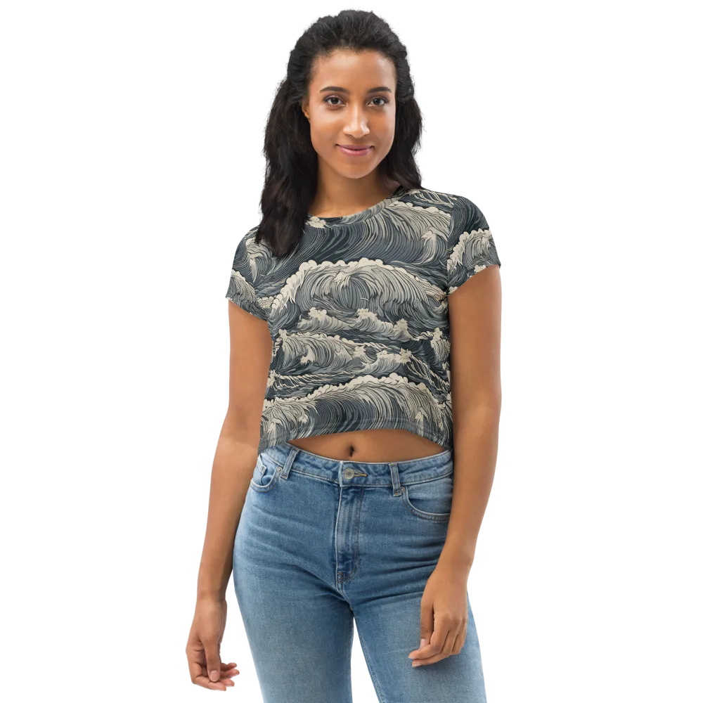 Undertow Sonata on Crop Tee — Front