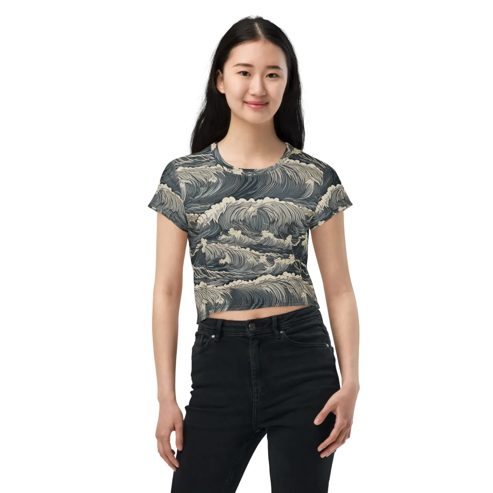 Undertow Sonata on Crop Tee — Front