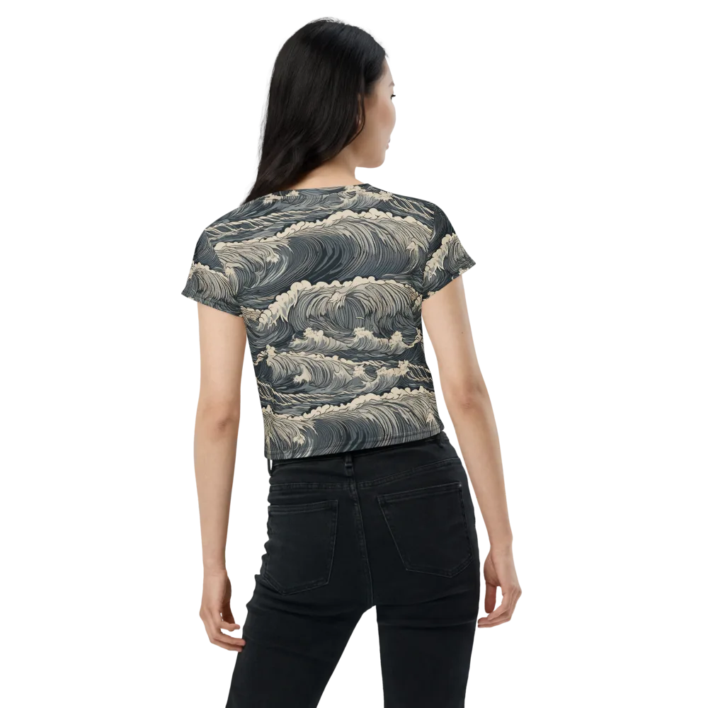 Undertow Sonata on Crop Tee — Back