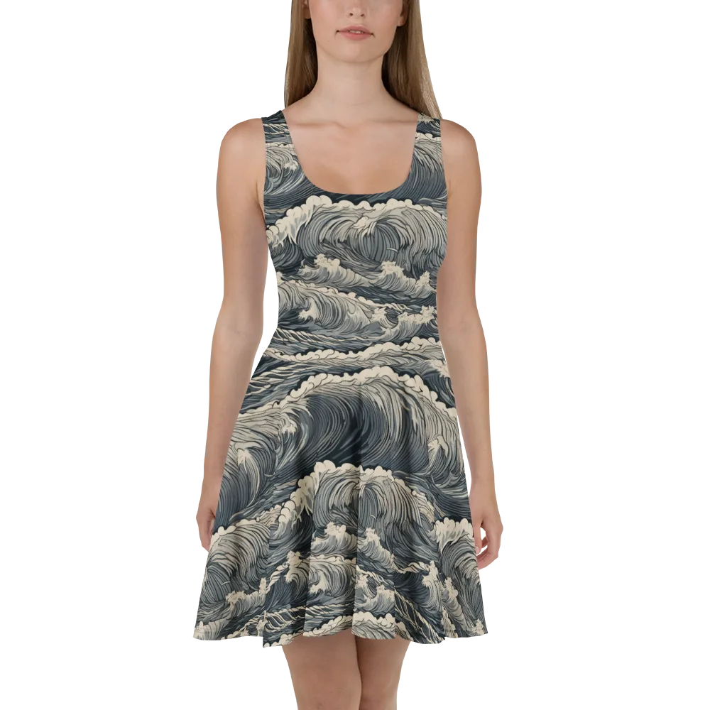 Undertow Sonata on Skater Dress — Front