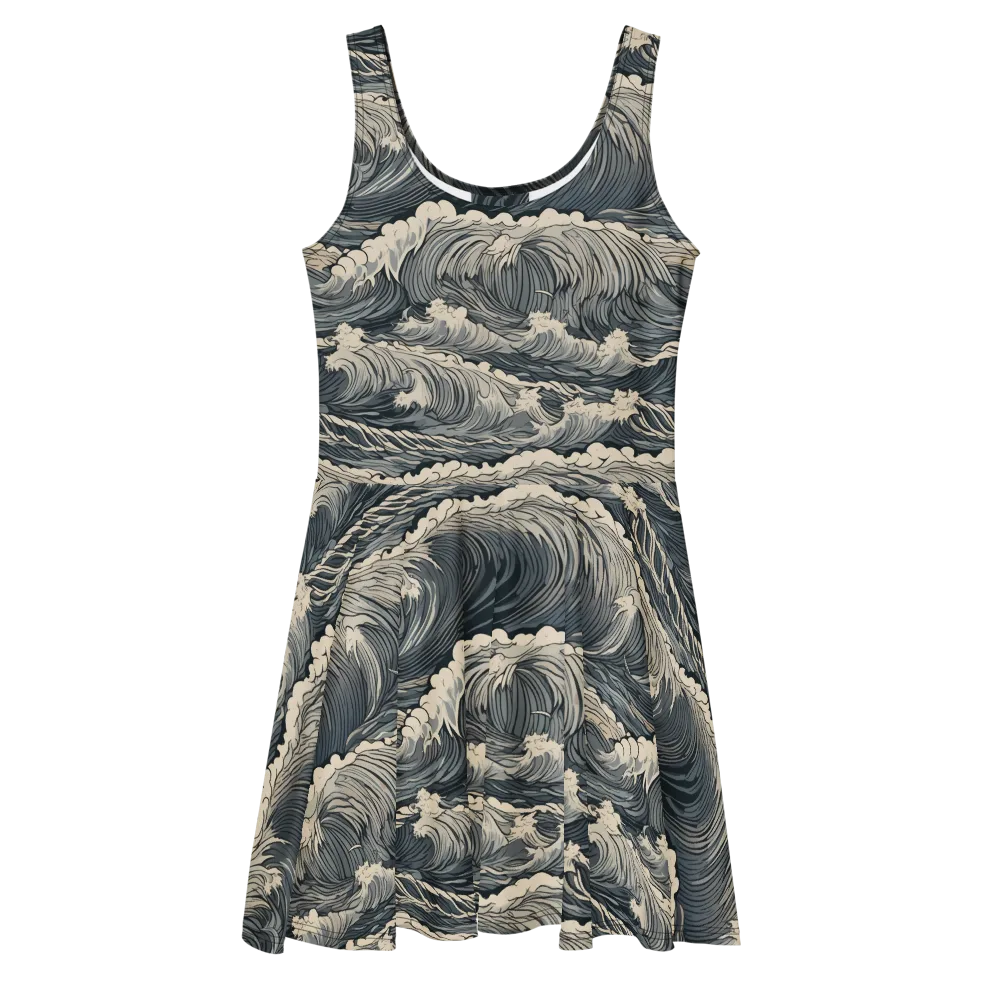 Undertow Sonata on Skater Dress — Front