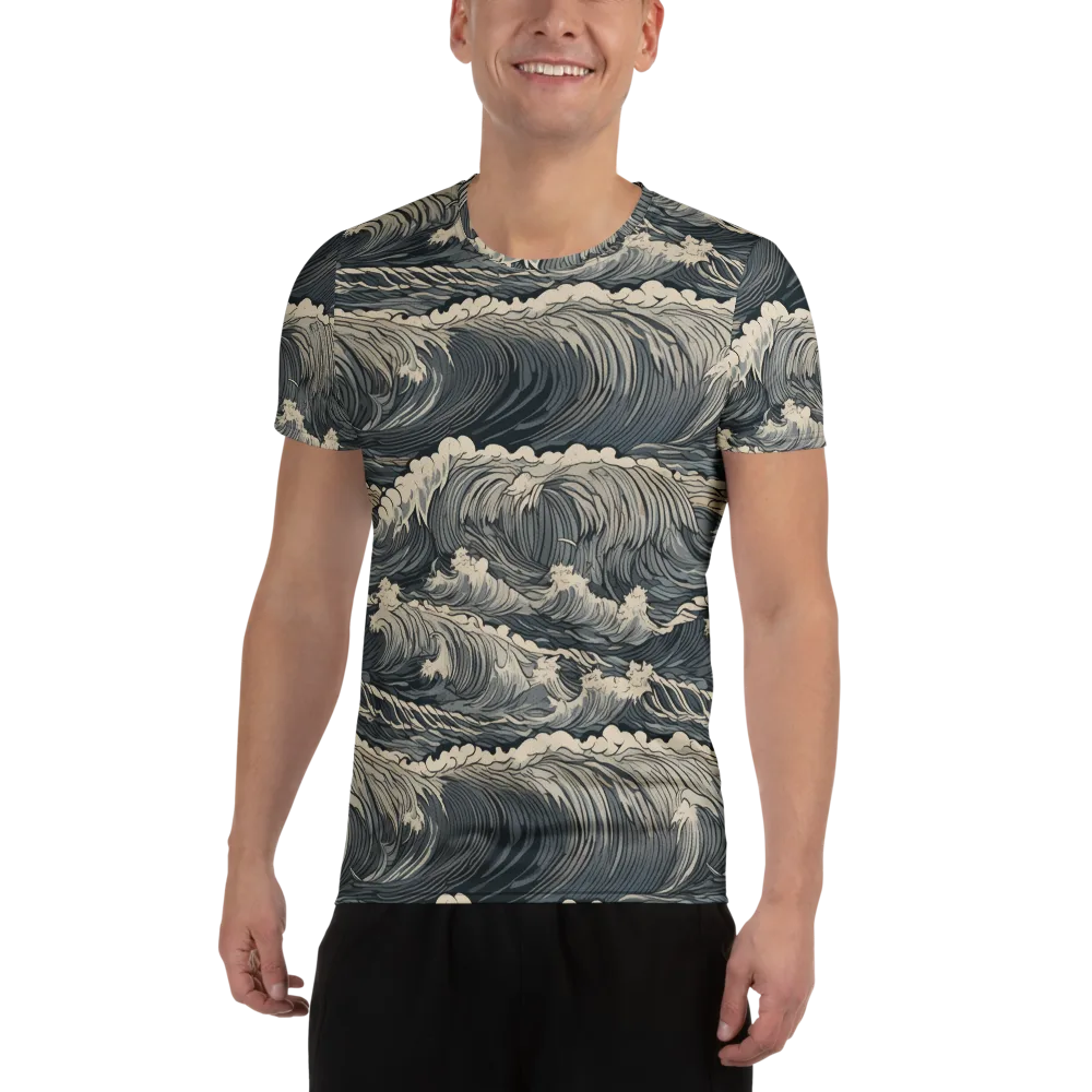 Undertow Sonata on Men's Athletic T-Shirt — Front