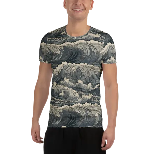 Undertow Sonata on a Men's Athletic T-Shirt