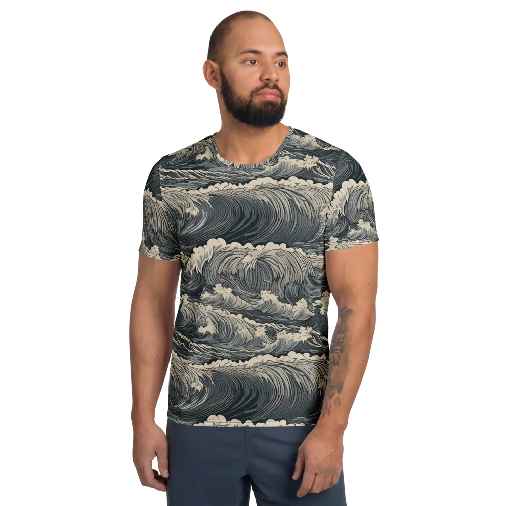 Undertow Sonata on Men's Athletic T-Shirt — Front