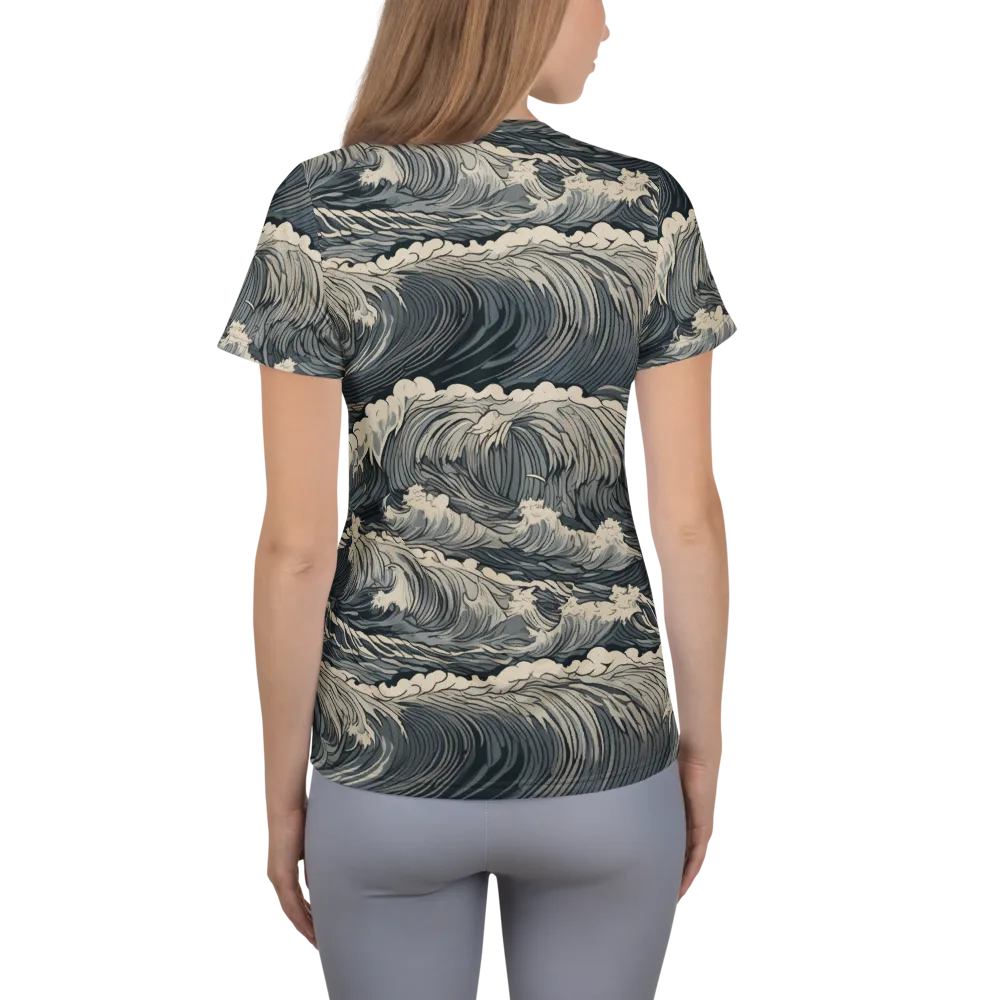 Undertow Sonata on Women's Athletic T-Shirt — Back