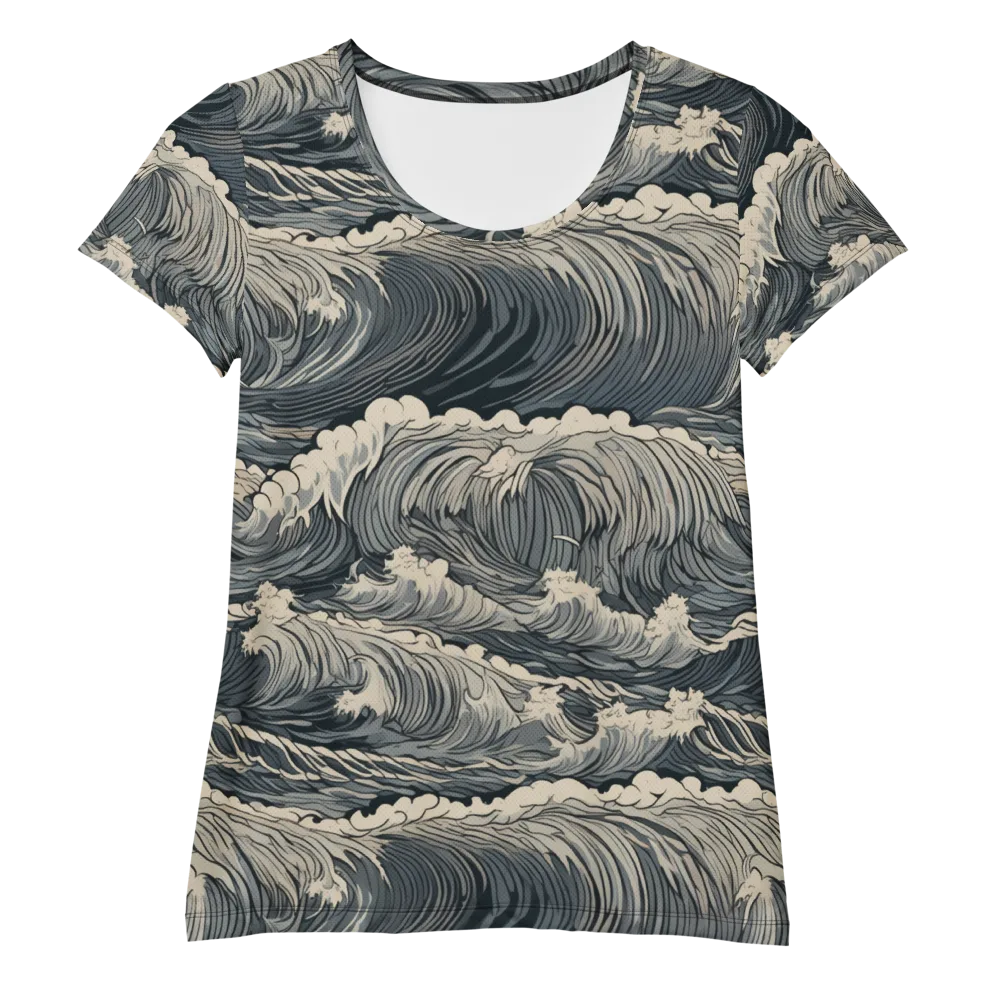 Undertow Sonata on Women's Athletic T-Shirt — Front