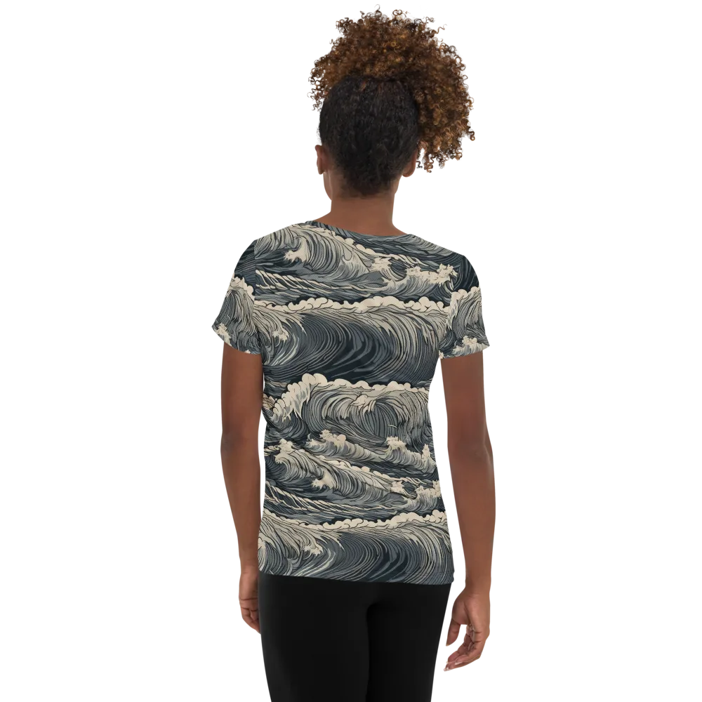 Undertow Sonata on Women's Athletic T-Shirt — Back
