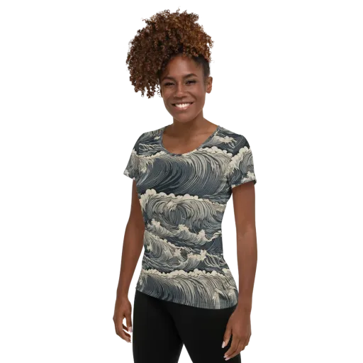 Undertow Sonata on a Women's Athletic T-Shirt